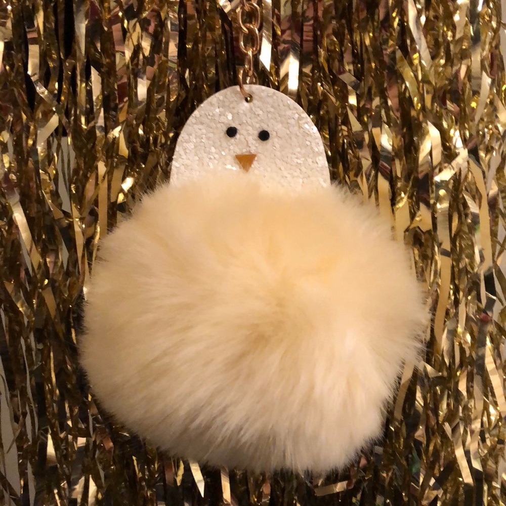 Easter Chick Keychain